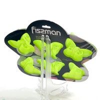Фото Форма для кексов Fissman зеленая бабочка BW-6660.6